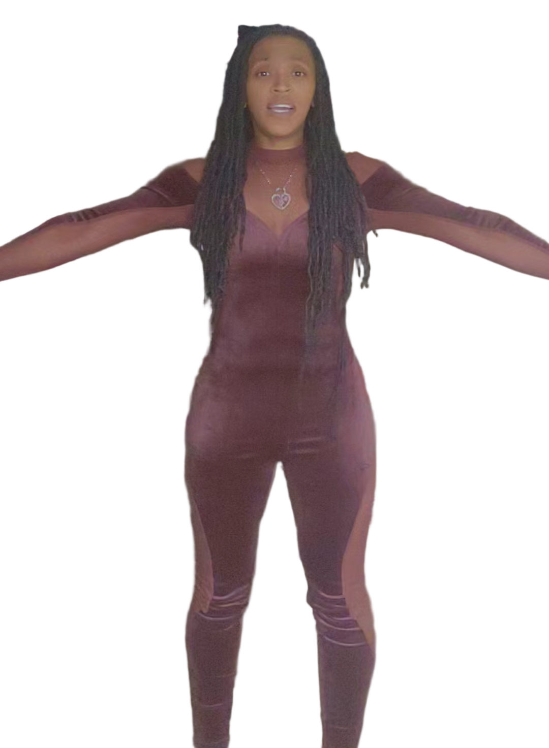 Mocha Mesh Jumpsuit