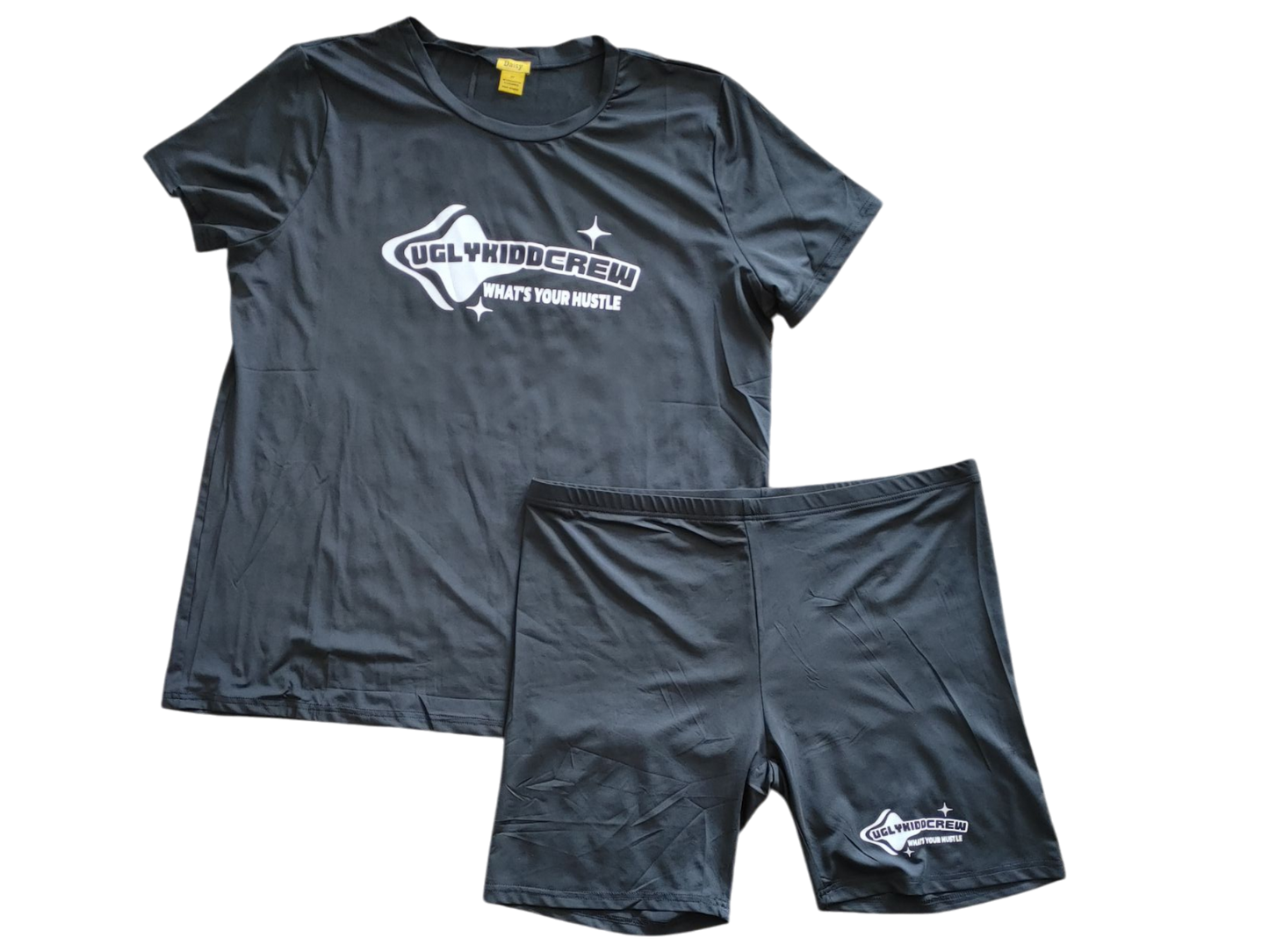 Oversized T-shirt /W Biker shorts set