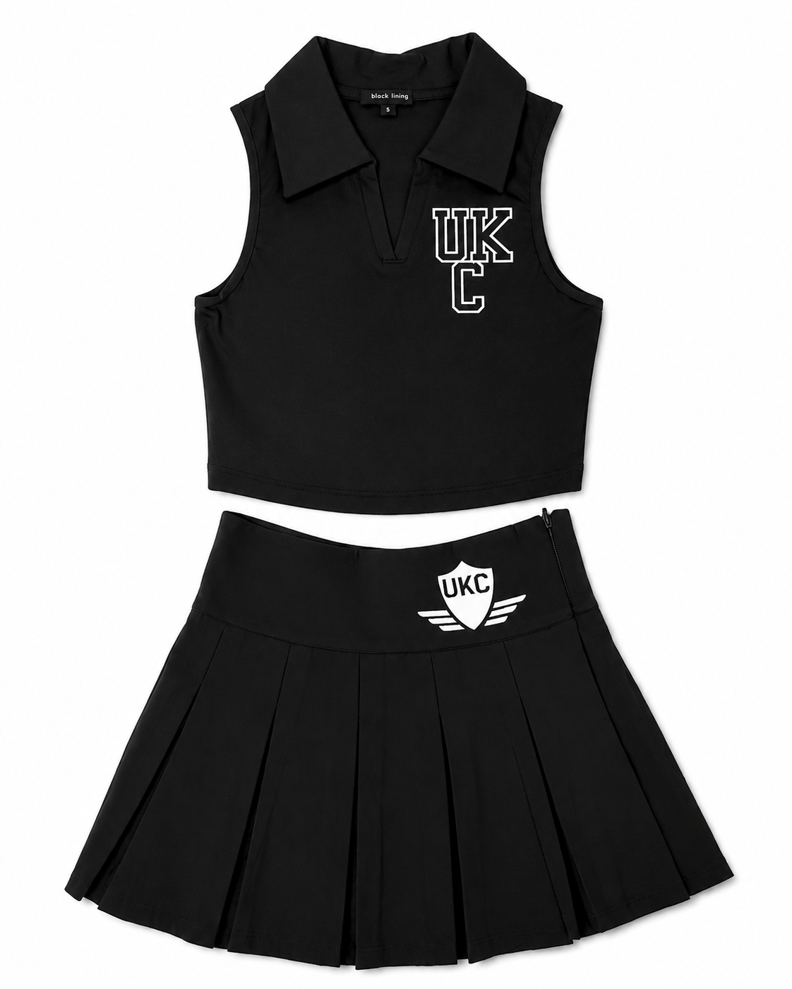 University Pleated Set