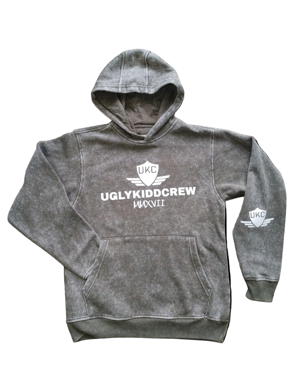 The Hustle Motto Set - Acid Wash Olive