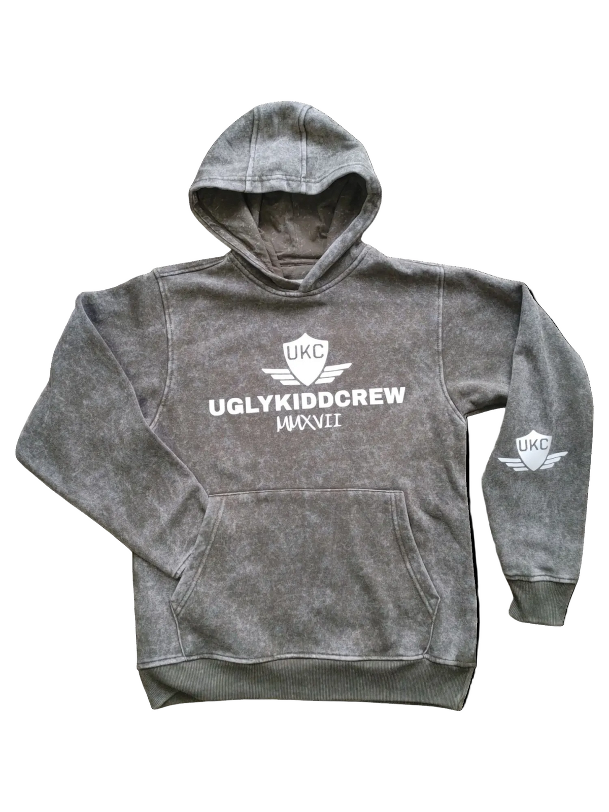 The Hustle Motto Set - Acid Wash Olive