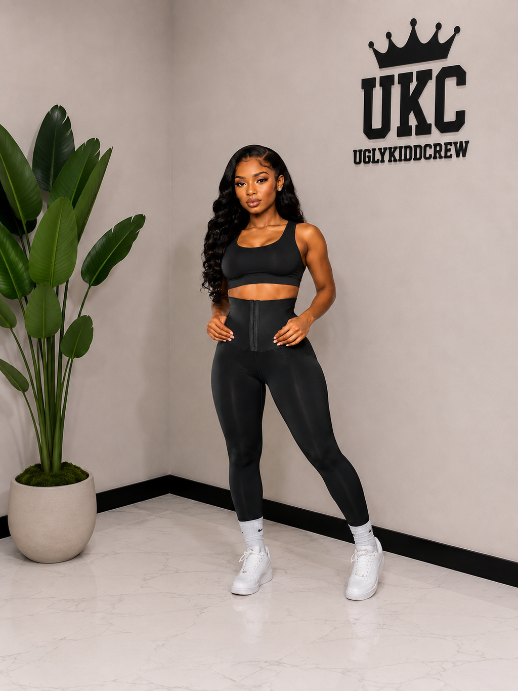 Black Sculpt compression leggings