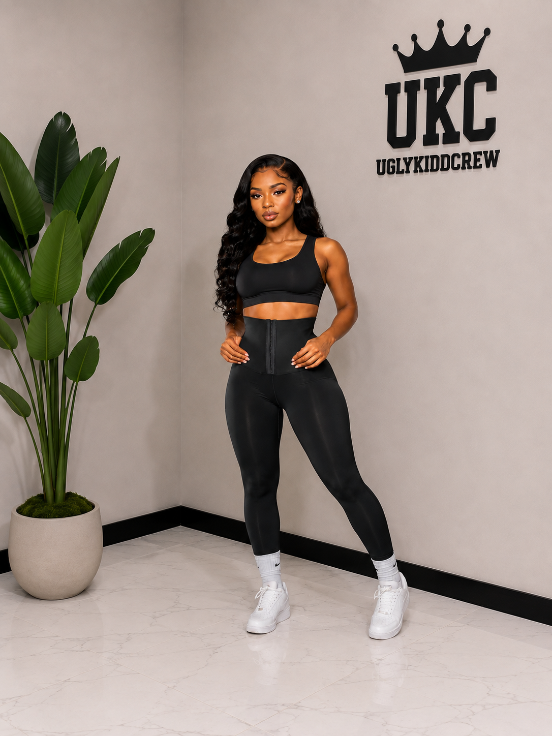 Black Sculpt compression leggings