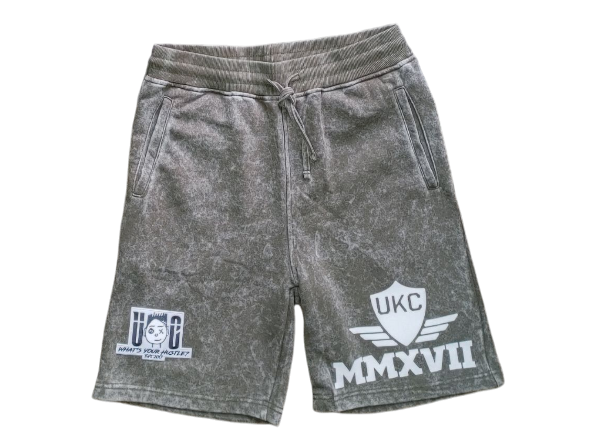 The Hustle Motto Set - Acid Wash Olive