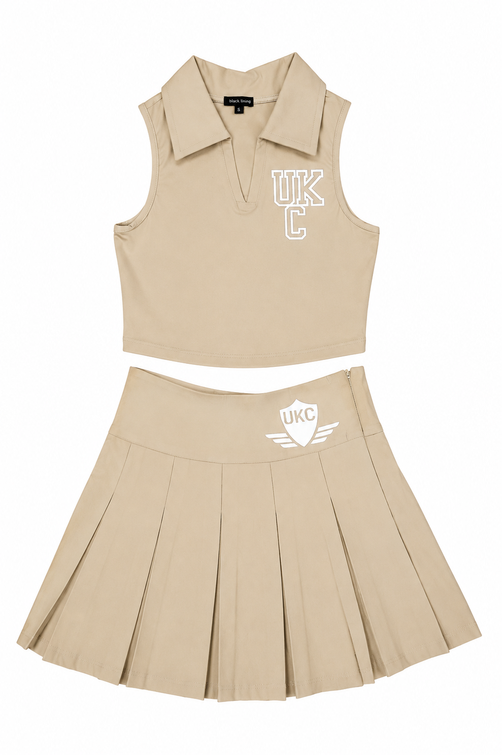 University Pleated Set